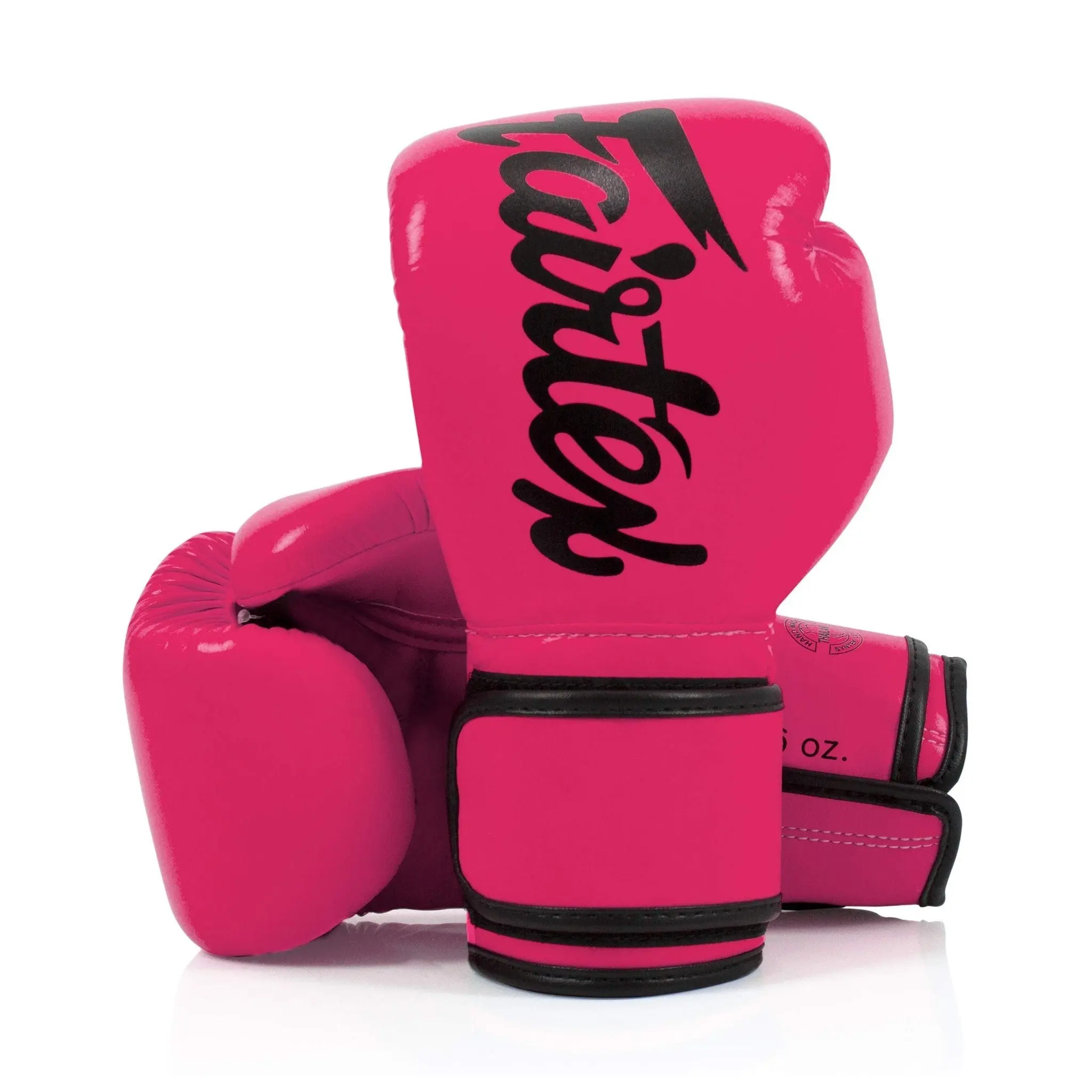 Fairtex BGV14 Pink-Black Muay Thai Boxing Gloves, Sports & Outdoor Training Accessory, Protective Gear, Multi-Size, Combat Sport, Foam Padding, Durability, Secure Velcro