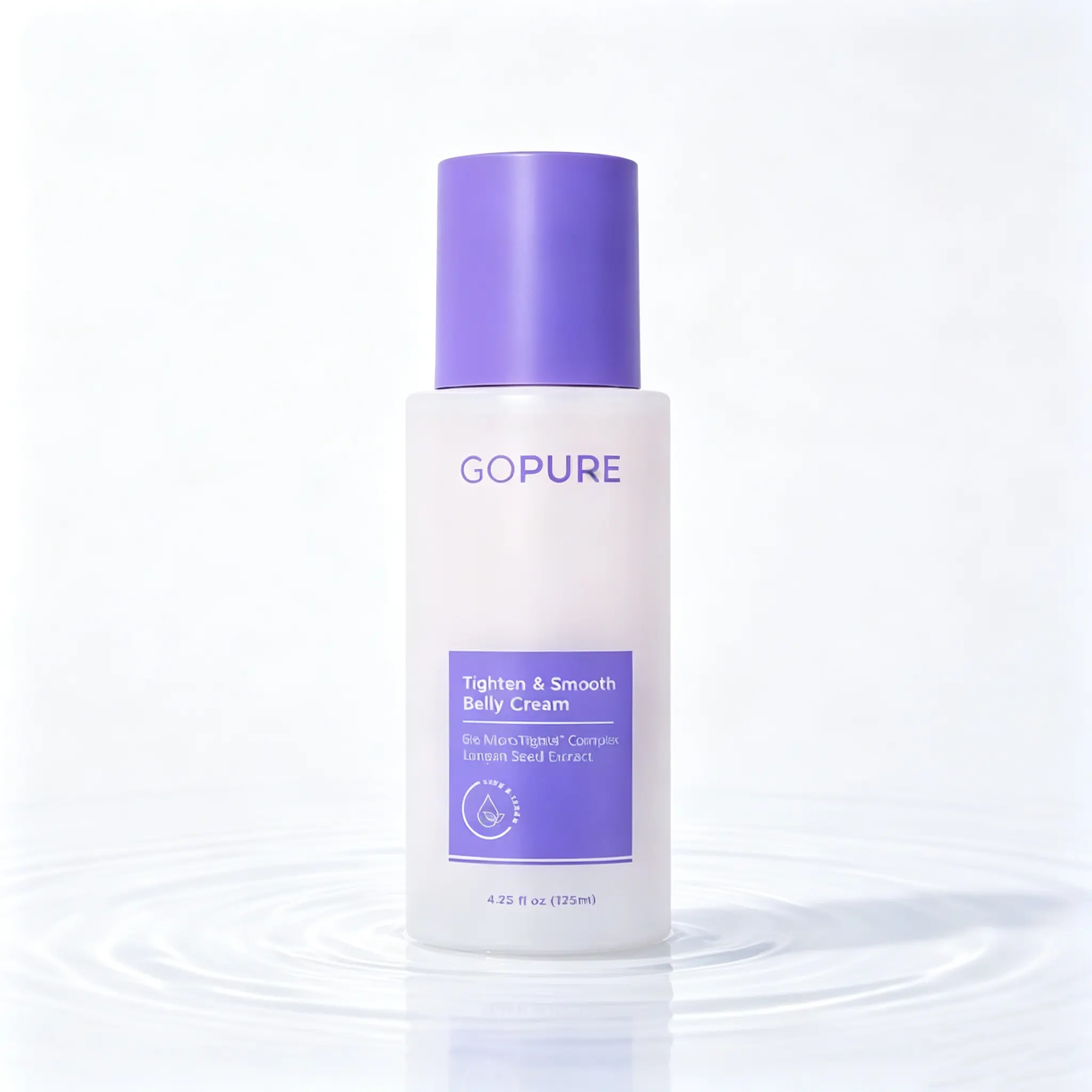 GOPURE Mommy Tummy Firming Body Cream | Postpartum Belly Cream for Stretch Marks & Loose Skin, 6% Micro-Tight Complex, Longan Seed Extract, Fast Absorbing, 4.23oz