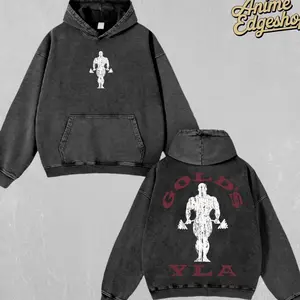 Retro Vintage Gold’s YLA Bodybuilder Fitness Gym Graphic Tee Hoodie Graphics Tee Unisex Shirt Gift for Him & Her 3