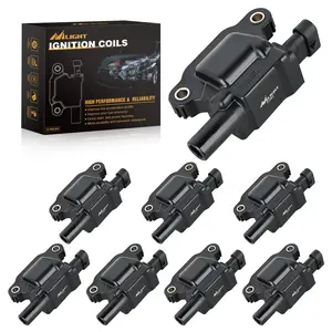 Nilight 8pcs Ignition Coil Pack UF413 Fit for Chevy Silverado 1500 2500 HD Tahoe Suburban Avalanche Express Corvette Camaro Impala GMC Yukon Cadillac Escalade Pontiac 5.3 6.0L V8 Engine