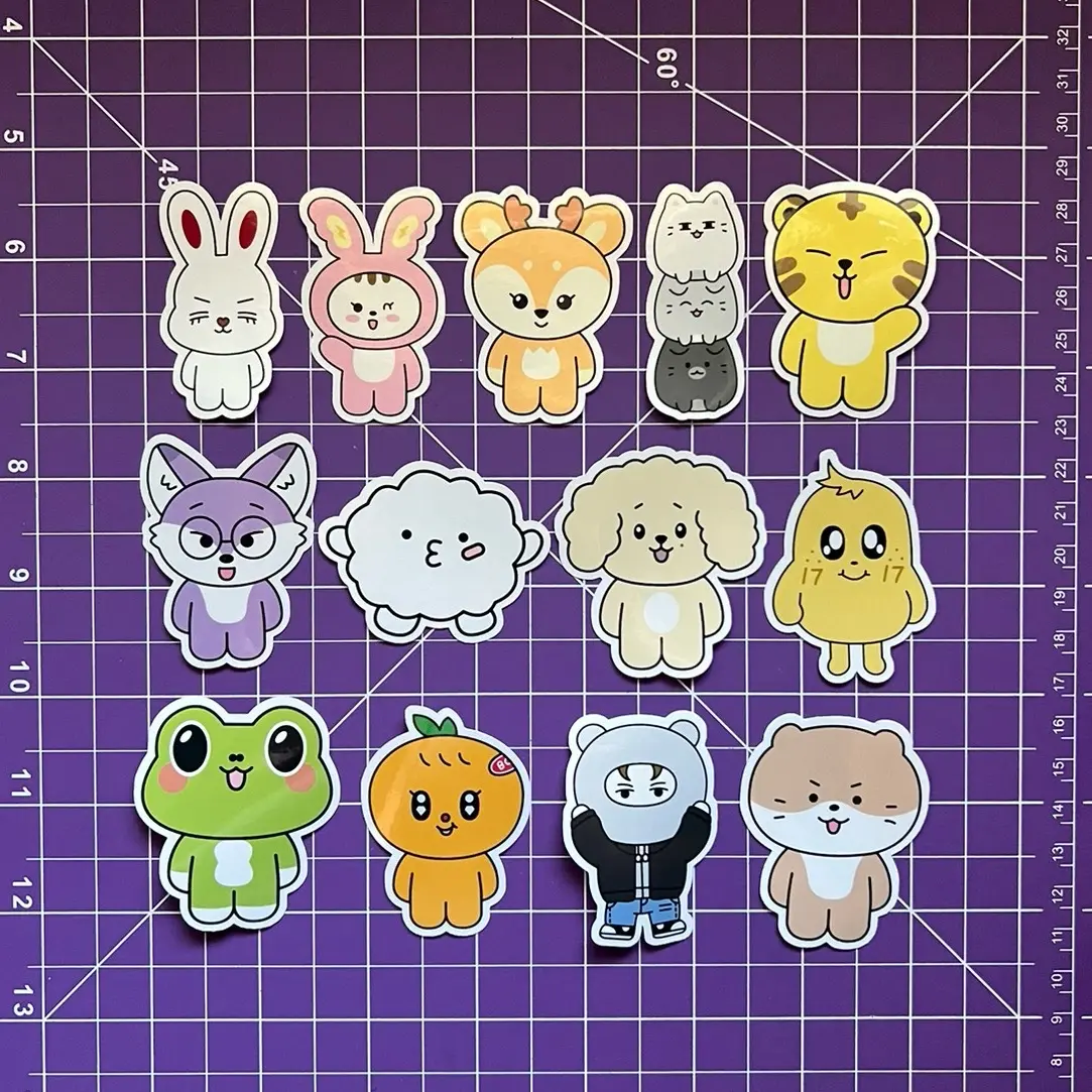 Kpop Sticker Packs - Glossy and Holographic Versions
