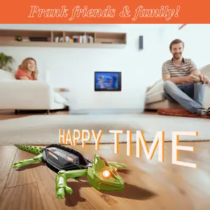 Wall Crawler Gecko, Remote Control Toy, Electric Lizard Toy with LED Glowing Eyes, 360° Spin, Animal Toy, Fun Indoor Toy, Gift Idea, Party Toy, Cool Gifts, Family Fun,Valentine's Day