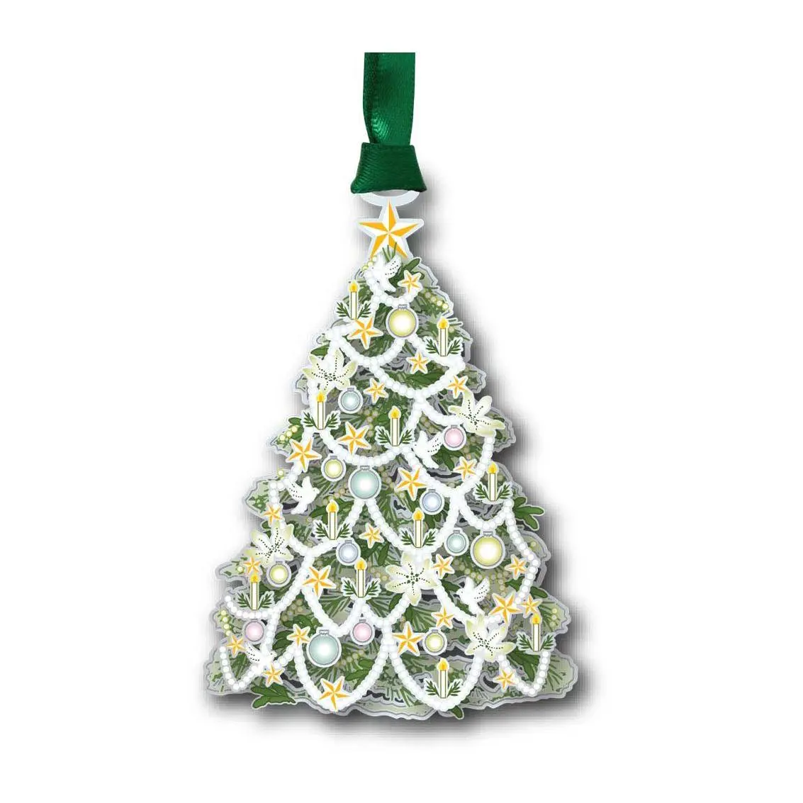 Beacon Design's White Christmas Tree Ornament