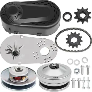 Father's Day Gift Spring new arrivals Torque Converter CVT 2HP-7HP 3/4" Go Kart Clutch 212CC 30 Series Mini Bike 10T # 40 41 Chain and 12T # 35 Replacement Set TAV2 30-75 218353A Manco CVT Clutch Small Engine Drive Belt