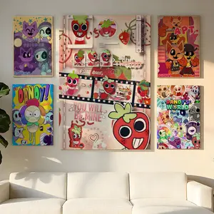 D-Dandy's World Painting Calligraphy High Definition Modern Canvas Painting Character Art Nordic Style Waterproof Wall Art Decor Solid Wood Inner Frame For Living Room Bedroom Home Decoration Fashion Art Ready To Hang Best Gift Choice