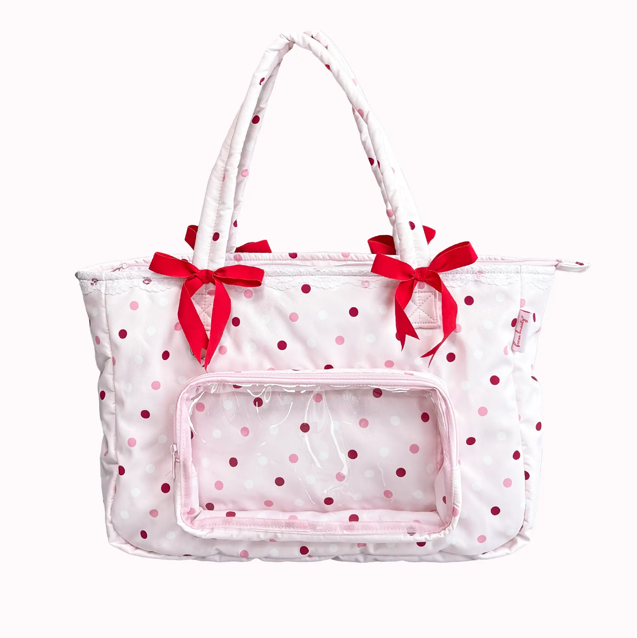Fresa Beauty Dollhouse Polka Dot Tote