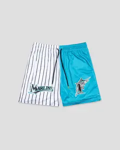 Home Away Diamond Air Youth Mesh Shorts - Miami Marlins
