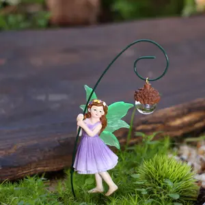 Creative Garden Decor Fairy Figurines, Enchanted Garden, Hand-Painted Resin Craftsmanship, Perfect Home Gift, Enchanting Fantasy Costume Accessories, Resin Sculptures