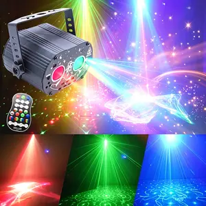 Party lighting DJ disco lighting Northern lights projection lights Multi-pattern strobe lights  effect Multiple modes Music-sensing rhythm belt remote control Family gathering decoration Club Birthday and festival lighting show Atmosphere lights