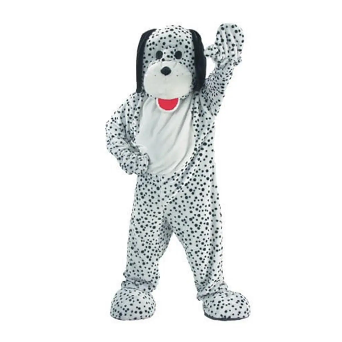 Dress Up America 299-Adult Dalmatian Mascot Costume Set - One Size Fits Most