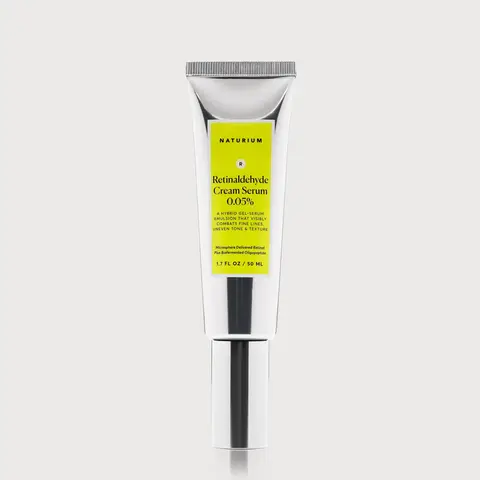 Naturium Retinaldehyde Cream Serum 0.05% (50ml) - for Fine Lines and Wrinkles and Redness, Radiant Skin