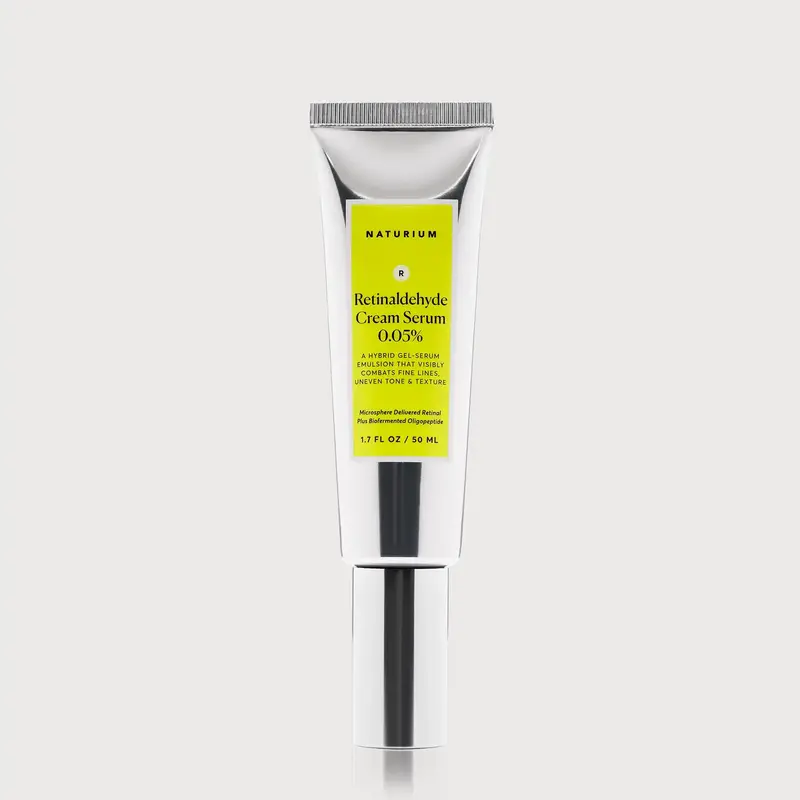 Naturium Retinaldehyde Cream Serum 0.05% (50ml) - for Fine Lines and Wrinkles and Redness, Radiant Skin