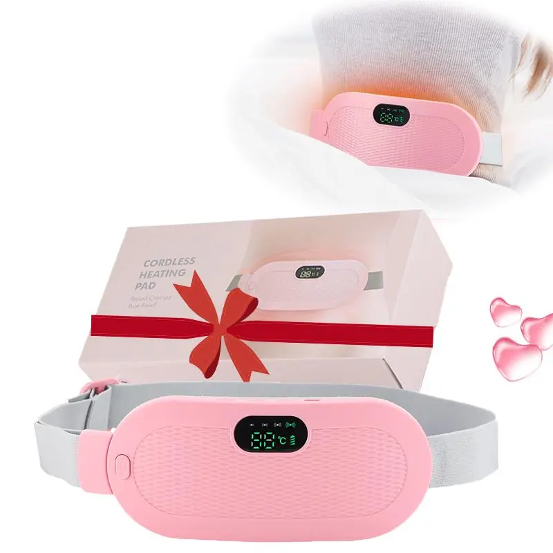 Electric Menstrual Belly Warming Belt, 1 Set Cordless Massage Belly Belt, Portable Hot Compress Massage Abdominal Waist Belt for Women, Women's Day Gift, Heating Pad, Massage Machine, Massagers, Stomach Heating Pad