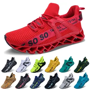 Mens Slip on Running Walking Shoes Blade Tennis Casual Fashion Sneakers Comfort Non Slip Work Sport Athletic Trainer