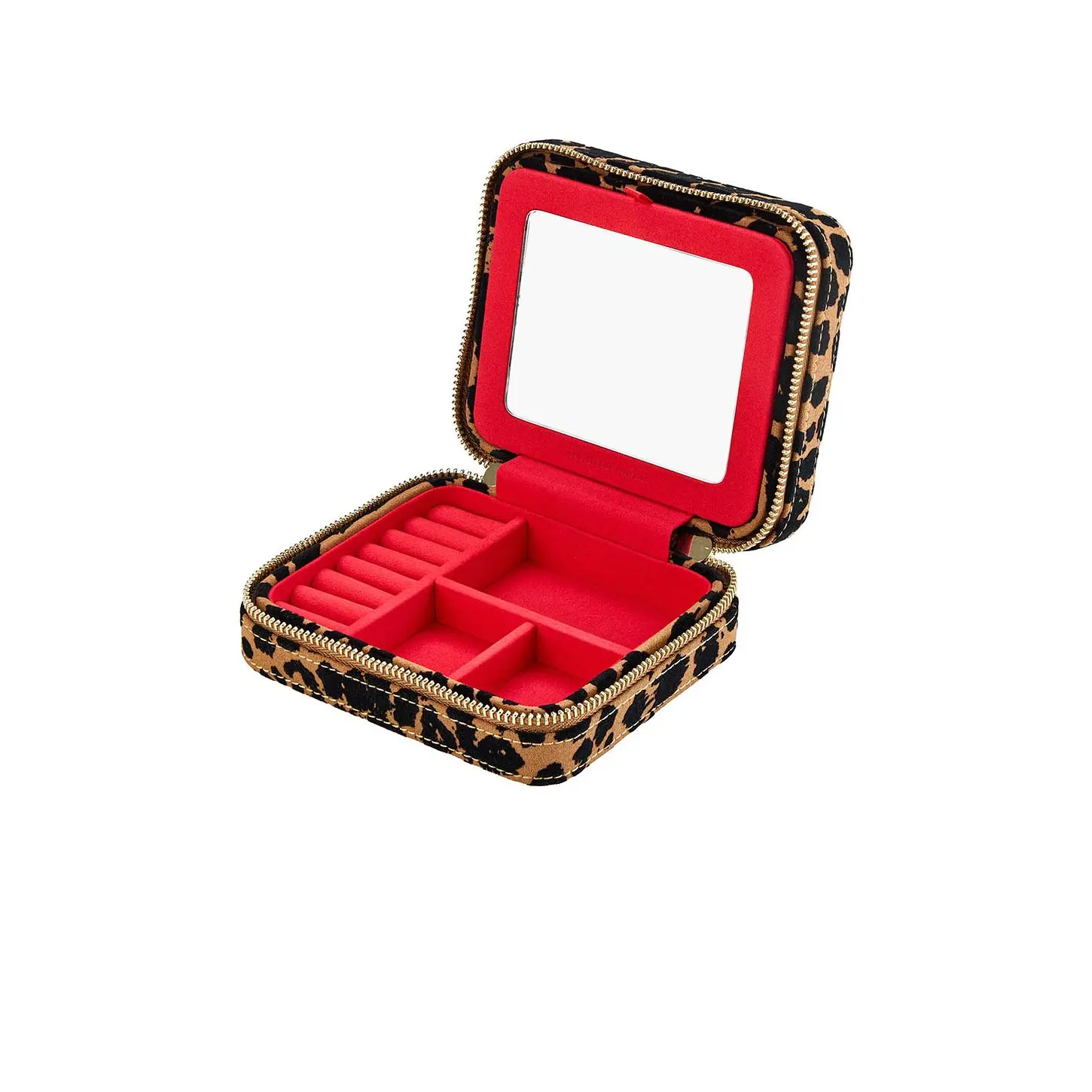 WOLF Savanna Print Zip Travel Case in Savanna