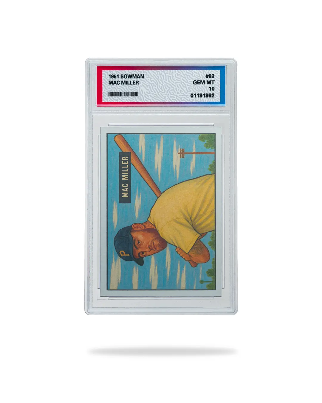 Custom Mac Mantle - 1951 Topps Custom trading Card