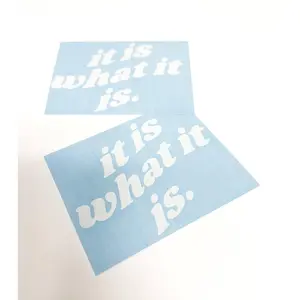 IT IS WHAT IT IS DECALS Sticker For Cars Vehicle Exterior Decoration