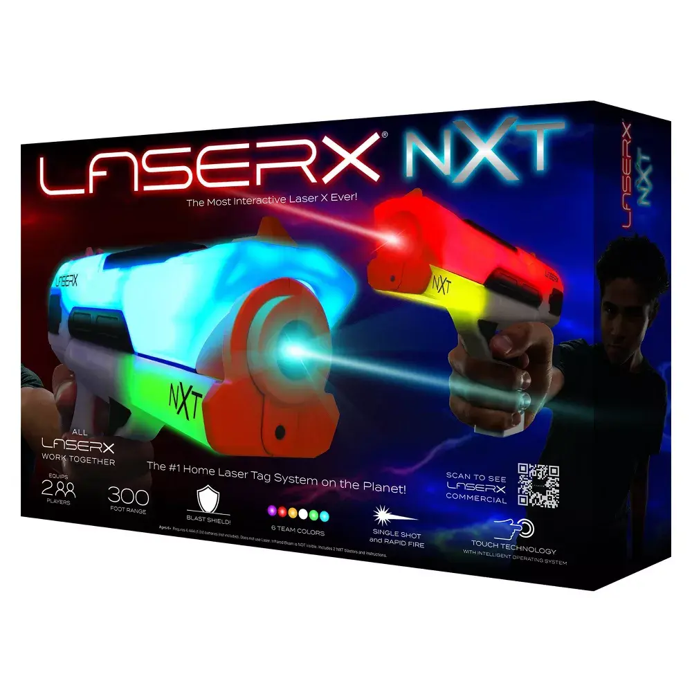 Laser X Max 2 Player 300 Range Toy Blaster Laser X Max 2 Player 300 Range Toy Blaster