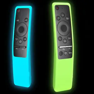 Cover for Samsung Remote Silicone Protective Case Compatible with Samsung TV Remote Control Cover BN59 Series Glow in The Dark Remote Skin Sleeve, Decoration