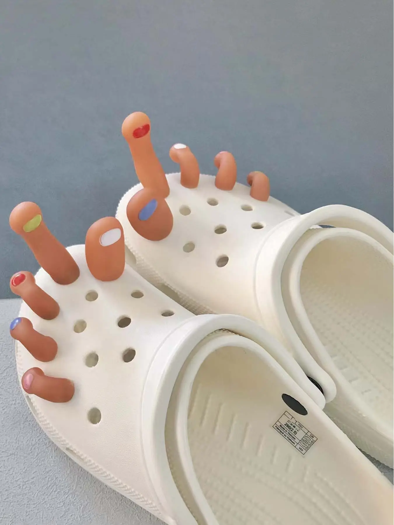 Funny Toe Accessories, Decorative Shoe Accessories, Trendy Shoe Decorations, Cute Shoe Decorations, Soft Adorable Colorful Nail Art Toe Flowers, Fashionable Holes Shoes, Versatile Design, Clog Shoe Decorations, Shoe Charms