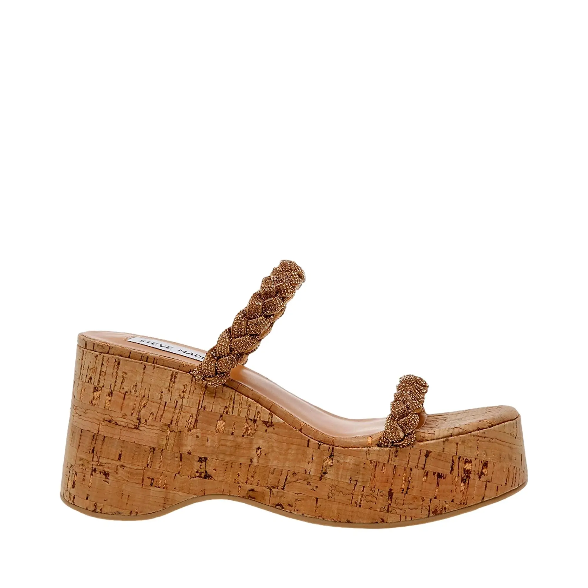Steve Madden Danya Wedge Sandal Bronze  DANY02S1-567 Women's
