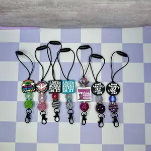 Custom Car Freshie Hanger - Beaded with Breakaway Clasp to Easily Hang On Rearview Mirror
