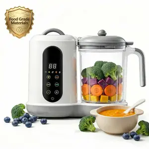 Smart Baby Food Maker – 2-in-1 Steamer & Blender, One-Touch Automatic Cooking for Silky Smooth Purees, Touchscreen, Easy Cleaning, Perfect for Home Use and a Great Baby Gift
