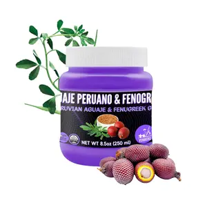 All Natural Peruvian Aguaje + Fenugreek Gel 8.8oz (250gr) - Gel De Fenogreco Con Aguaje Peruano - Natual, No Aditivos, Con Semillas Reales De Fenogreco. Para Pompis & Bubies