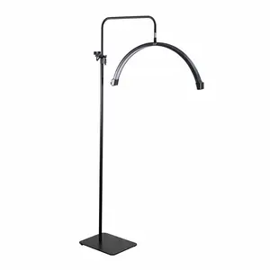 Luna LED Esthetician Light, Half Moon Floor Lamp