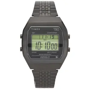 Timex T80 36mm Stainless Steel Watch in Black