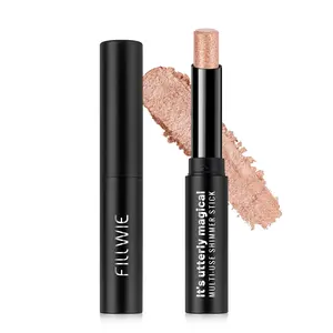 【Buy1 Get1 Free】Fillwie Multi-Use Shimmer Stick | Glow & Highlight | 3-in-1 Face/Body/Lips  Vegan, Cruelty-Free