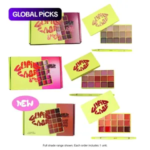 [Made by Mitchell] Cupid Cases Lip Palette | 15-Pan Cream Matte Lipstick Palette for Pro-Level Lip Combos Makeup Cosmetic #GLOBAL PICKS