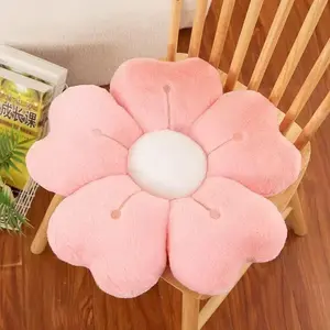 1pc 40cm Daisy-shaped floral pillow, a soft decorative throw pillow suitable for beds, sofas, and dormitories—adorable cushion for home decor, emphasizing carpet-style backrest cushion