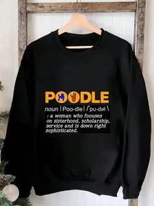 Sigma Gamma Rho Sweatshirt. SGRhos, Lady Sigmas, Sigma Women, Pretty Poodles.