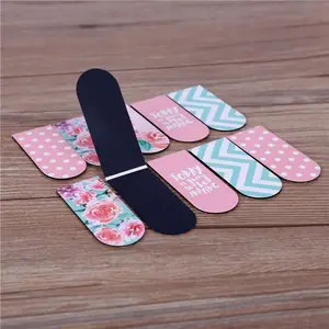 Random Color Magnetic Bookmark, 10pcs/set Cartoon Lovely Pattern Bookmark, Book Page Marker, Book Accessories for Indoor & Outdoor