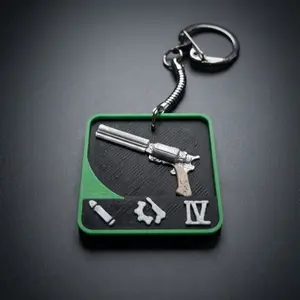 ANVIL IV In-Game Inventory Slot Keychain 3D Printed Replica with Detailed Anvil Icon and Slot Icons for Collectors