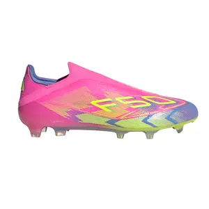 adidas Mens F50 Elite Laceless Firm Ground Soccer Cleats  - Pink