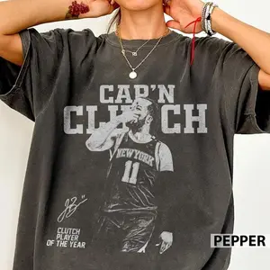 [ SPORTS GRAPHIC TEE - SALE UP TO 45% ] Jalen Brunson Basketball Vintage Shirt, Jalen Brunson Comfort Color Tee, Game Day Shirt, Basketball Shirt