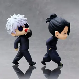 Kawaii Jujutsu Kaisen Q Version Geto Suguru Figure with Sunglasses, The Strongest Duo Anime Statue Decor Toy Gift Clothes Accessories  Fashion Accessory Sets