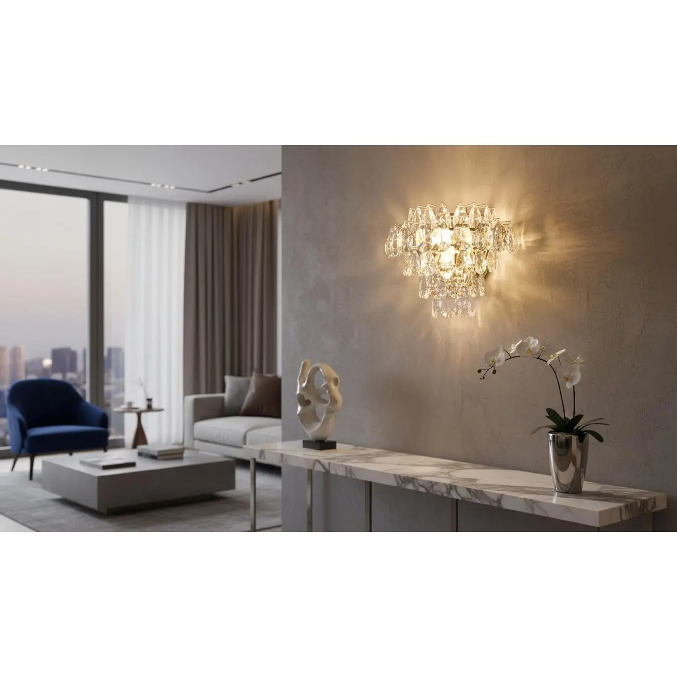Majestique Teardrop Chandelier
