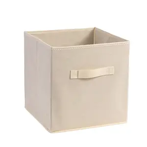 Storage Cube - Fabric storage box, suitable for bookshelves, wardrobes, cube storage organizer - Foldable cube storage box for organizing clothes, blankets, toys