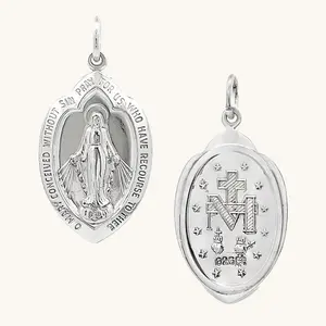 STERLING SILVER MIRACULOUS MEDAL | SHIELD