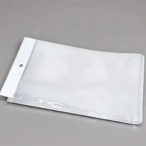 IVA Gift Clear Plastic Packaging Bag for Human Hair Bundles/wefts/extensions 1pc