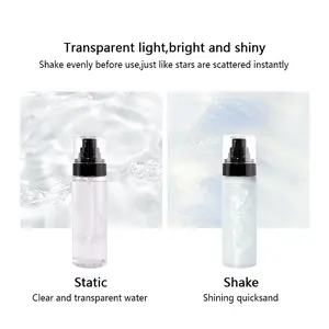 Makeup setting spray, Milky Way quicksand fine shimmer, long-lasting refreshing and moisturizing