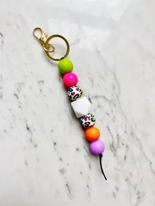 Party Animal Keychain - Classic Design with Colorful Beads and Unique Features