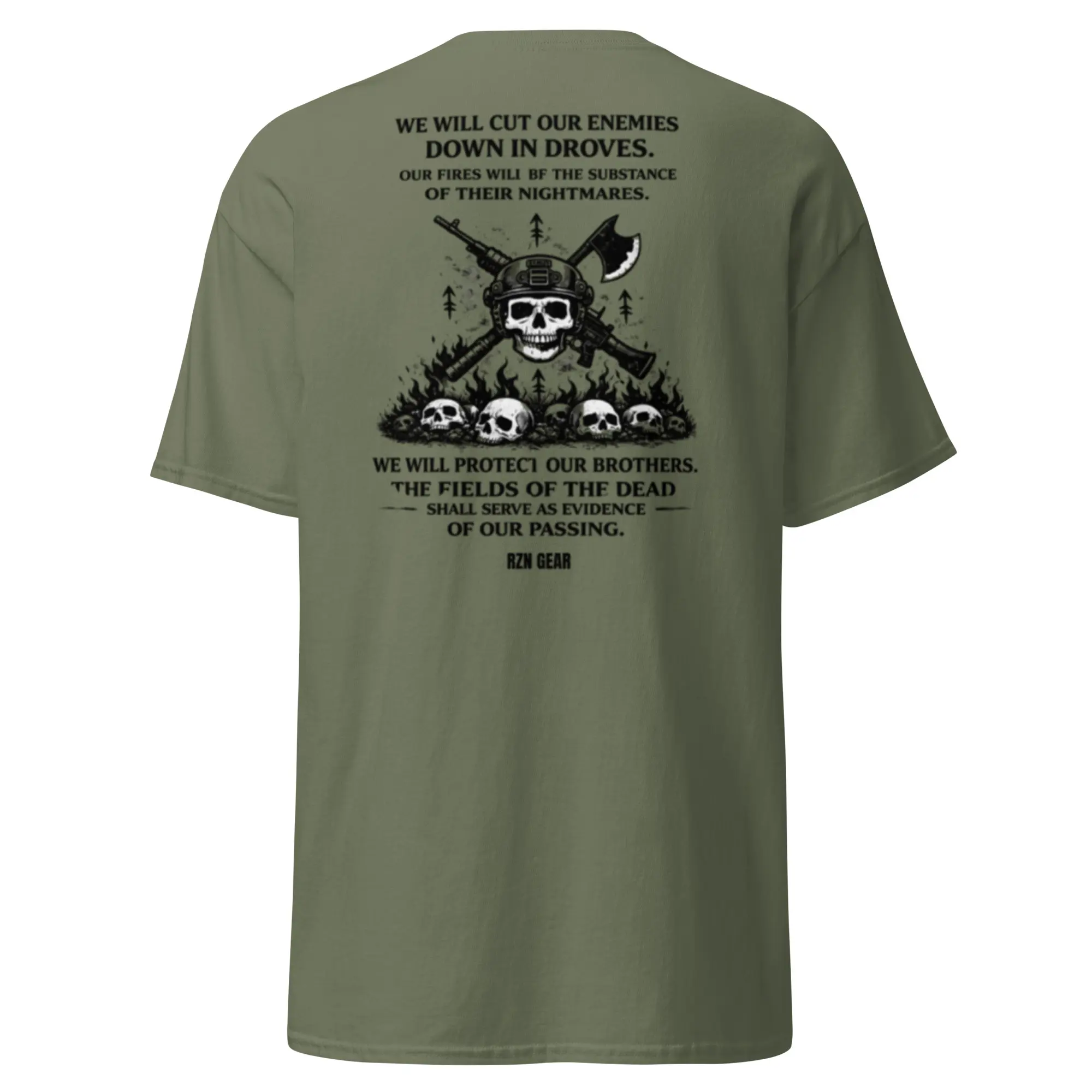 Machine Gunner Undershirt | Athletic Fit Men's Military Skivvy Tee