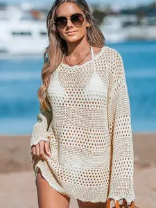 USBoutiqueCHIC Top Women's Basic Casual Slim-Fit Long-Sleeve Milk Silk Brushed Knit Comfortable Apricot Summer Bodycon Dress