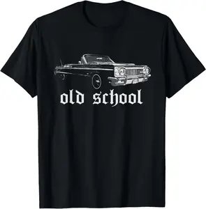 100% Cotton Lowrider Shirt For Men Cholo Old School Cali T-Shirt