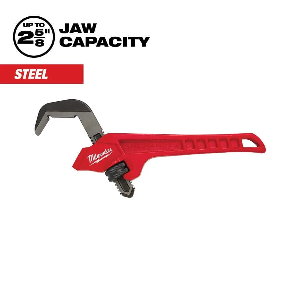 12 in. Steel Offset Hex Pipe Wrench 12 in. Steel Offset Hex Pipe Wrench