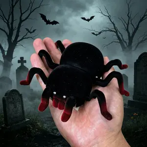 Spider Remote Control Toy Car, Novel Prank Toy, Wall-Crawling Spider, Halloween Party Gift, Unisex, Model Cd0183a